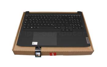 ET39J000700 original Lenovo keyboard incl. topcase DE (german) black/black with backlight