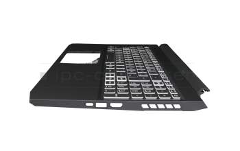 ET3AU000600QSD1 original Acer keyboard incl. topcase DE (german) black/white/black with backlight