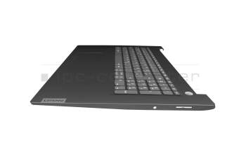 FA1JX0004X0 original Lenovo keyboard incl. topcase DE (german) grey/black