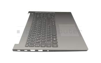 FLV35 original Lenovo keyboard incl. topcase DE (german) dark grey/grey with backlight