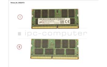 Fujitsu FUJ:CA46212-5659 MEMORY 16GB DDR4 W/ECC