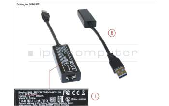 Fujitsu CABLE, LAN ADAPTER (USB TO LAN) for Fujitsu Stylistic R727