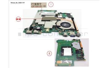 Fujitsu MAINBOARD I5-7300U/8GB (VPRO) for Fujitsu Stylistic R727