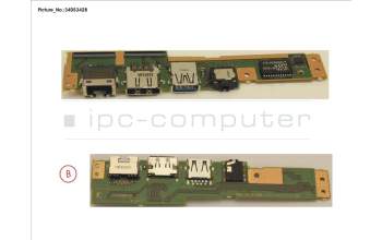 Fujitsu FUJ:CP732284-XX SUB BOARD, AUDIO/USB/LAN