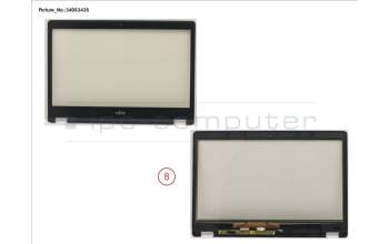 Fujitsu LCD FRONT COVER ASSY FOR TOUCH MODEL for Fujitsu LifeBook U748