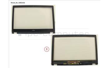 Fujitsu LCD FRONT COVER ASSY FOR TOUCH MODEL for Fujitsu LifeBook U757