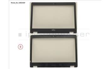Fujitsu LCD FRONT COVER (FOR HD W/ CAM/MIC) for Fujitsu LifeBook U728
