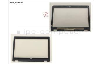 Fujitsu LCD FRONT COVER ASSY FOR TOUCH MODEL(FHD for Fujitsu LifeBook U727