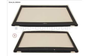 Fujitsu LCD FRONT COVER (W/O CAM/MIC) for Fujitsu LifeBook U758
