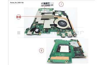 Fujitsu MAINBOARD I3-7100U/4GB for Fujitsu Stylistic R727