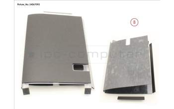 Fujitsu HDD CASE INCL. RUBBER FOR 1TB HDD for Fujitsu LifeBook E458