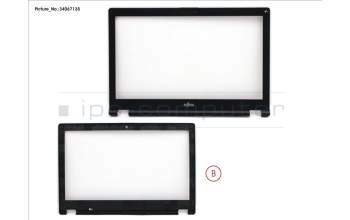 Fujitsu FUJ:CP753845-XX LCD FRONT COVER (FHD FOR MIC)