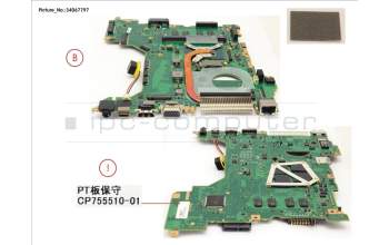 Fujitsu MAINBOARD ASSY I5 8250U for Fujitsu LifeBook S938