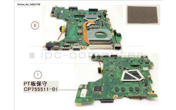 Fujitsu MAINBOARD ASSY I5 8350U for Fujitsu LifeBook S938