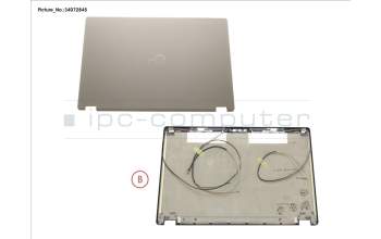 Fujitsu LCD BACK COVER ASSY(W/ CAM,MIC FOR WWAN) for Fujitsu LifeBook U758
