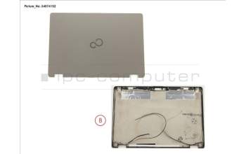 Fujitsu FUJ:CP781816-XX LCD BACK COVER ASSY (HD) W/O CAM W/ MIC