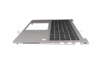 HB2431 original HP keyboard incl. topcase DE (german) anthracite/silver with backlight