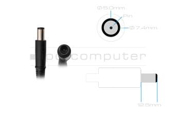 HP Business Notebook NX6325 original AC-adapter 120.0 Watt slim