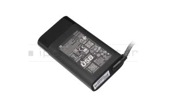 HP Chromebook 15a-na0000 original USB-C AC-adapter 65.0 Watt rounded
