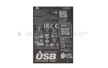 HP EliteBook 8 G1a 13 original USB-C AC-adapter 100.0 Watt rounded