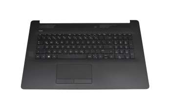 HPM17K5 Rev. A01 original HP keyboard incl. topcase DE (german) black/black (PTP/DVD)