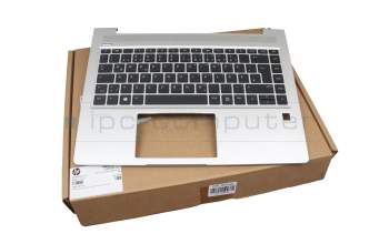 HPM18C16D0J920 original HP keyboard incl. topcase DE (german) black/silver with backlight