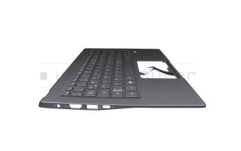 HQ20720697007 original Acer keyboard incl. topcase DE (german) blue/blue with backlight
