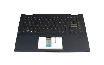 HQ207D060200 original Asus keyboard incl. topcase DE (german) black/black with backlight
