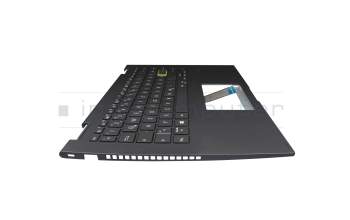 HQ207D0602000 original Asus keyboard incl. topcase DE (german) black/black (Backlight)