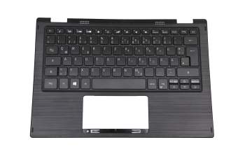 HQ21011498000 original Acer keyboard incl. topcase DE (german) black/black