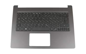 HQ21012176007 original Acer keyboard incl. topcase DE (german) black/black