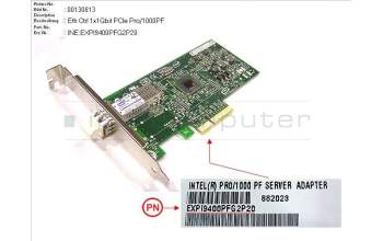 Fujitsu Eth Ctrl 1x1Gbit PCIe Pro/1000PF for Fujitsu Primergy RX300 S8