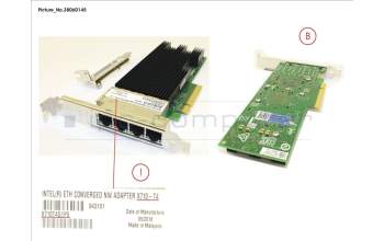 Fujitsu X710-T4 4X10GBASE-T for Fujitsu Primergy TX1320 M3