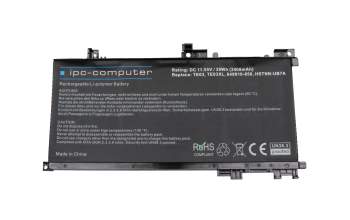 IPC-Computer battery 11.55V compatible to HP TE03XL with 39Wh