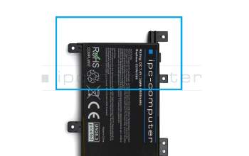 IPC-Computer battery 34Wh suitable for Asus VivoBook X556UJ