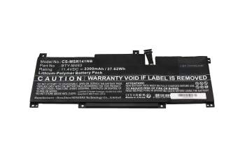 IPC-Computer battery 37.6Wh suitable for MSI Modern 14 B11MOU-861