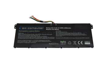 IPC-Computer battery 41.04Wh 11.4V (Type AC14B18J) suitable for Acer TravelMate B1 (B115-M)