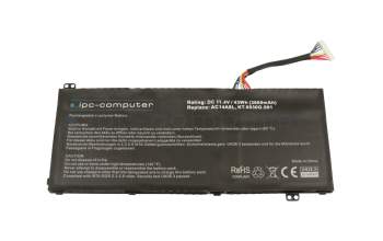 IPC-Computer battery 43Wh suitable for Acer Spin 3 (SP314-51)