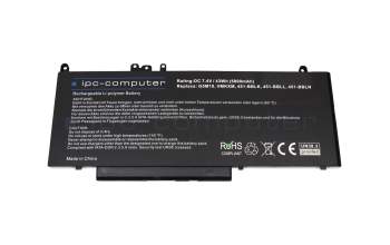 IPC-Computer battery 43Wh suitable for Dell Latitude 15 (3550) DDR5