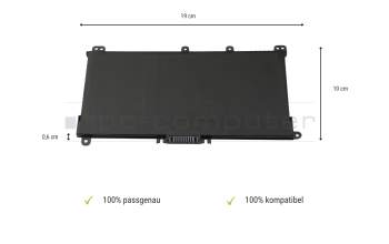 IPC-Computer battery 47Wh suitable for HP Envy x360 13-bd0000
