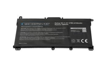 IPC-Computer battery 47Wh suitable for HP Pavilion 15-eg3000