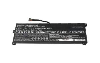 IPC-Computer battery 49.40Wh suitable for MSI PS42 Prestige 8M/8RB (MS-14B1)