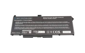 IPC-Computer battery 62.32Wh (15,2V 4-cell) suitable for Dell Latitude 14 (5420)