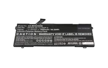 IPC-Computer battery 90.09Wh suitable for Mifcom Workstation Laptop i9-12900H (GM7AG7P)