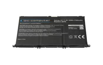 IPC-Computer battery compatible to Dell 00GFJ6 with 82Wh