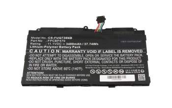 IPC-Computer battery compatible to Fujitsu CP690859-01 with 37.74Wh