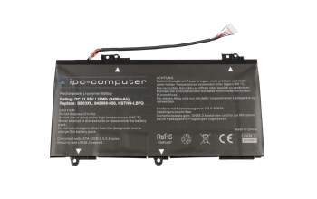 IPC-Computer battery compatible to HP 849568-421 with 39Wh