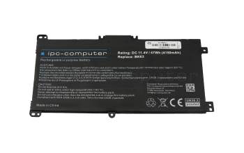 IPC-Computer battery compatible to HP 916811-855 with 47.31Wh