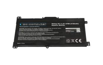 IPC-Computer battery compatible to HP BK03XL with 47Wh