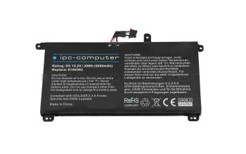 IPC-Computer battery compatible to Lenovo 00UR890 with 30Wh